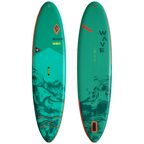 SUP board доска WAVE PLUS All-Round, 12'0'', 3.66 м (зеленый; 12'0'', 10.6 кг)